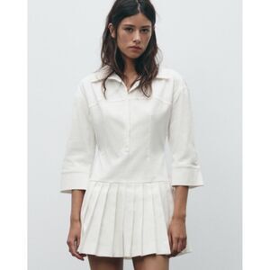 ZARA NWT Shirt Jumpsuit Dress